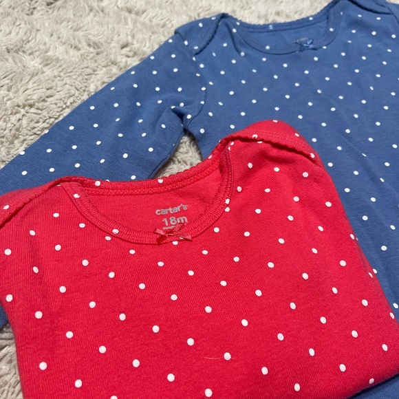 Carters 18 month long sleeve onesies. - Picture 2 of 2